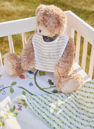 Tropical Chinoiserie Crib Quilt