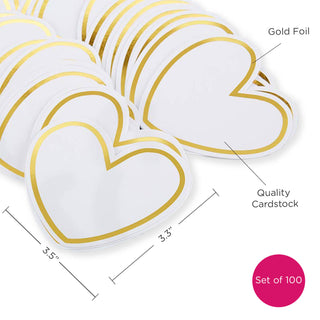 HEART SHAPED CARDS FOR WISH JAR (SET OF 100)