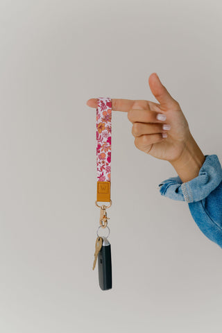 Tropical Floral Wrist Lanyard