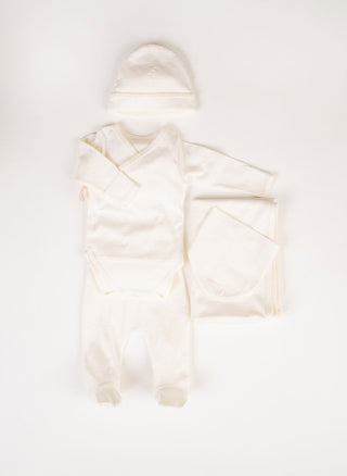 Welcome Baby Pointelle 5 Piece Set