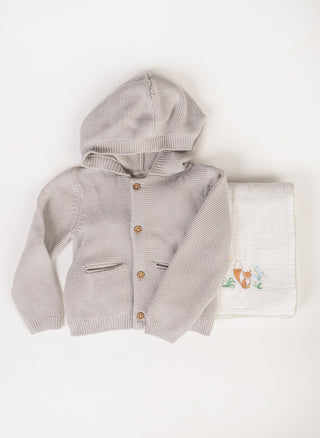 The William Hooded Knit Cardigan