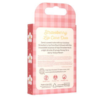 The Naked Bee - Strawberry Lip Care Duo