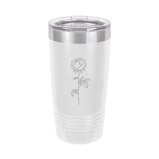 Birth Month Flower 20oz Insulated Tumbler