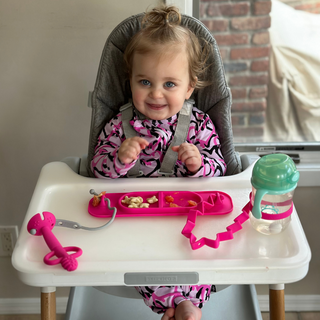 Busy Baby Mini Mat with Toy Straps PINK