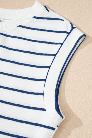 Sail Blue Casual Wide Leg 2pcs Pants Set