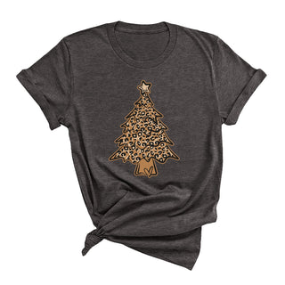 Leopard Christmas Tree T-Shirt
