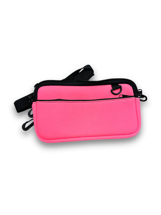 Neon Pink Cross Body Purse