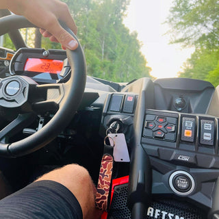 Old School Camo Wristlet Keychain