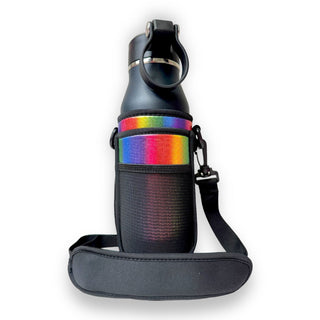Radiant Rainbow 30-40oz Tumbler Handler™  With Carrying Strap