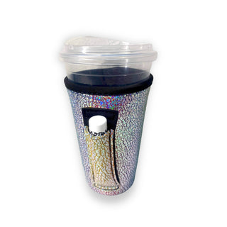 Silver Fox 16oz PINT Glass / Medium Fountain Drinks and Hot Coffee Handlers™