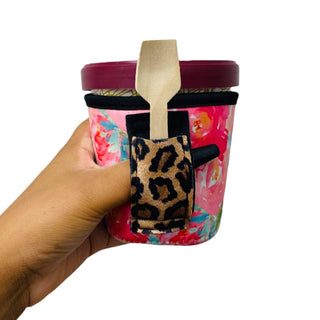 Summer Blooms w/ Leopard Pint Size Ice Cream Handler™