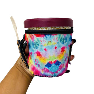 Tie Dye w/ Leopard Pint Size Ice Cream Handler™