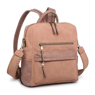Amelia Suede Backpack w/ Guitar Strap