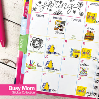 Best Planner Stickers | Family, Work, To-Dos, Events, Goals | 8 Styles - Denise Albright® 