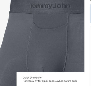 Tommy John - Air Mesh Trunk -Turbulence Grey