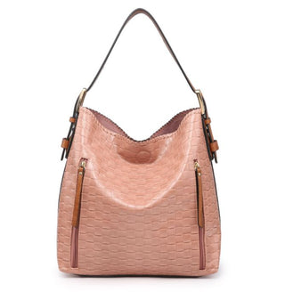 Alexa Woven 2-in-1 Hobo Bag w/Dual Zip Accessory Compartment