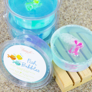 Leebrick - FISH BUBBLE KIDS BAR SOAP - RANDOM COLOR