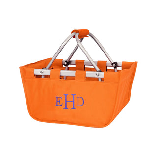 Mini Orange Market Tote
