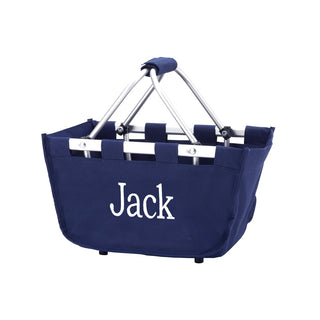 Mini Navy Market Tote
