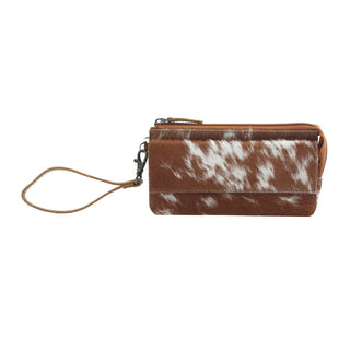 Myra -  DEBATABLE LEATHER AND HAIRON WALLET - A Blissfully Beautiful Boutique