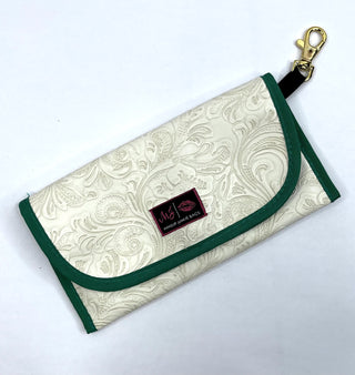 Makeup Junkie White Tooled Sunglass Case, Makeup Junkie - A Blissfully Beautiful Boutique